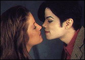 Lisa Marie Presley and Michael Jackson.